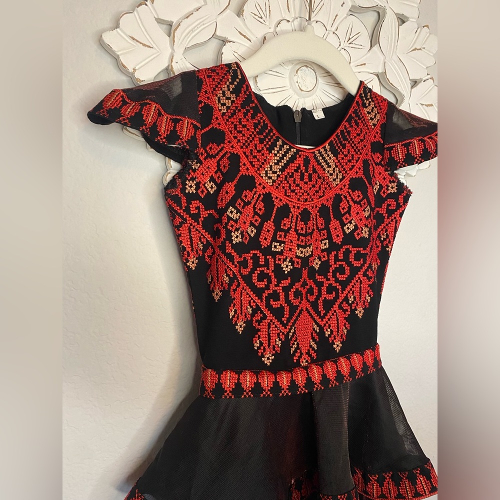 Girls embroidered ruffle dresses size 2T BRAND NEW no tags though! - Picture 10 of 11